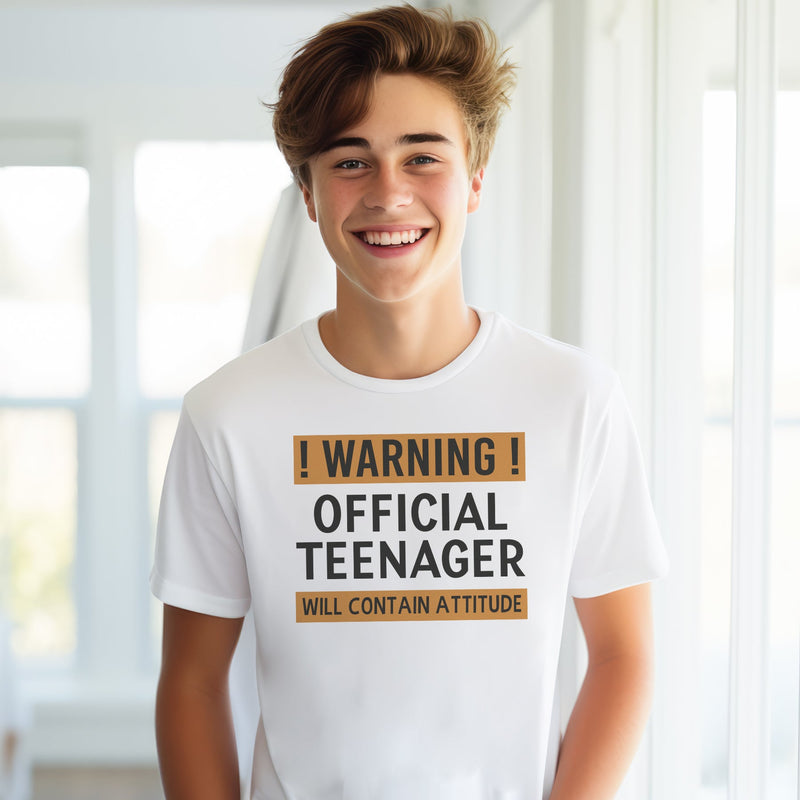 WARNING - Official Teenager - Teenager T-Shirt