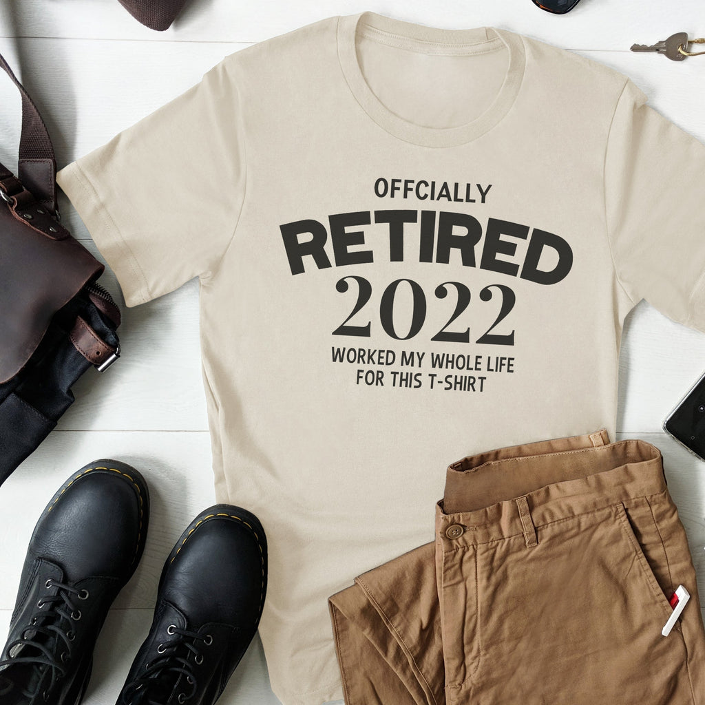PERSONALISED Official Retired - Mens T-Shirt - Grandad T-Shirt