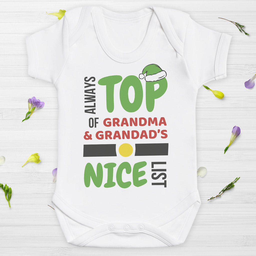 Top Of Grandma & Grandads Nice List - Baby & Kids - All Styles & Sizes