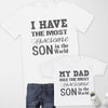 Most Awesome Son - Mens T Shirt & Baby Bodysuit - (Sold Separately)