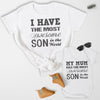 My Mum Has The Most Awesome Son - Baby T-Shirt & Bodysuit / Mum T-Shirt Matching Set - (Sold Separately)