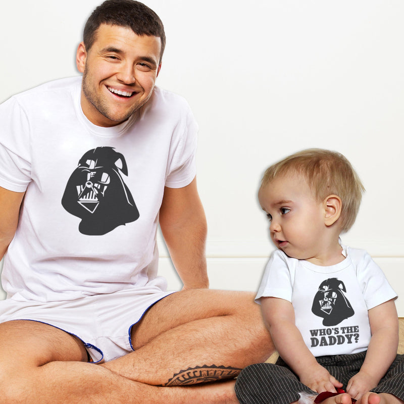 Who's The Daddy? - Mens T Shirt & Baby Bodysuit - (Sold Separately)