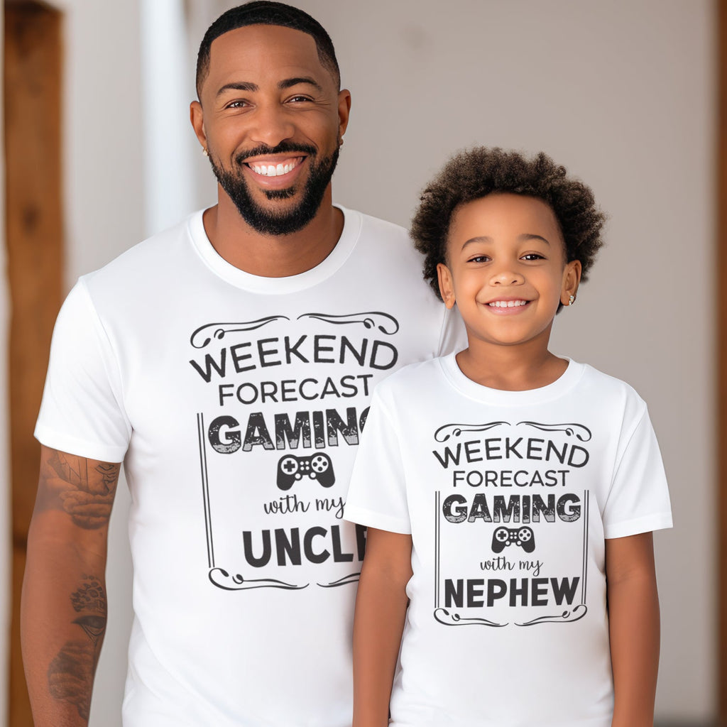 Uncle and nephew matching on sale outfits