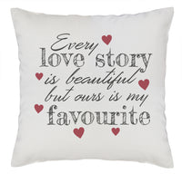 Our Love Story - Printed Cushion Cover