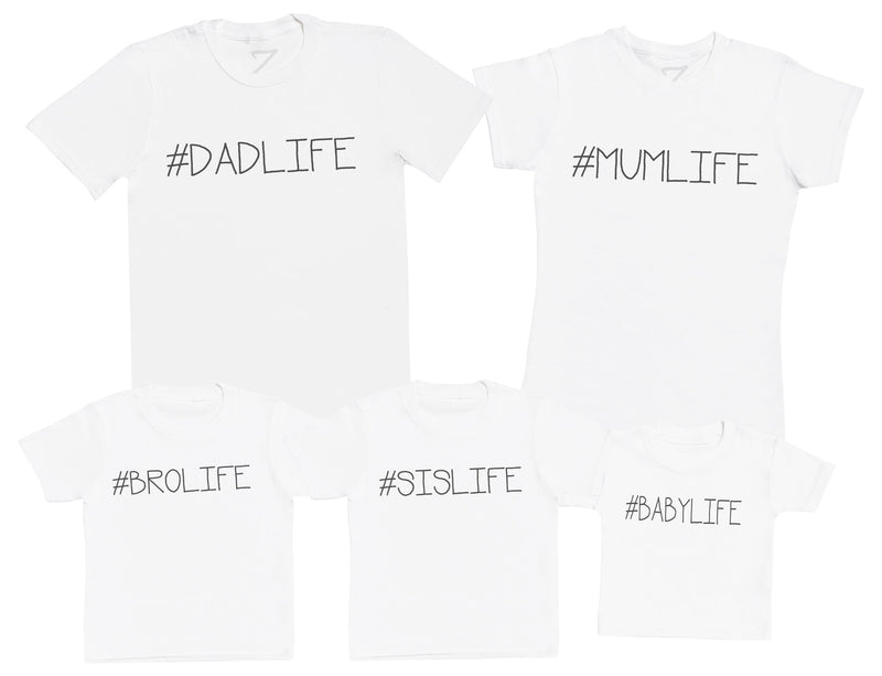 #Family Life - Matching Set - Baby / Kids T-Shirt, Mum & Dad T-Shirt (4252160360497)