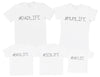 #Family Life - Matching Set - Baby / Kids T-Shirt, Mum & Dad T-Shirt (4252160360497)