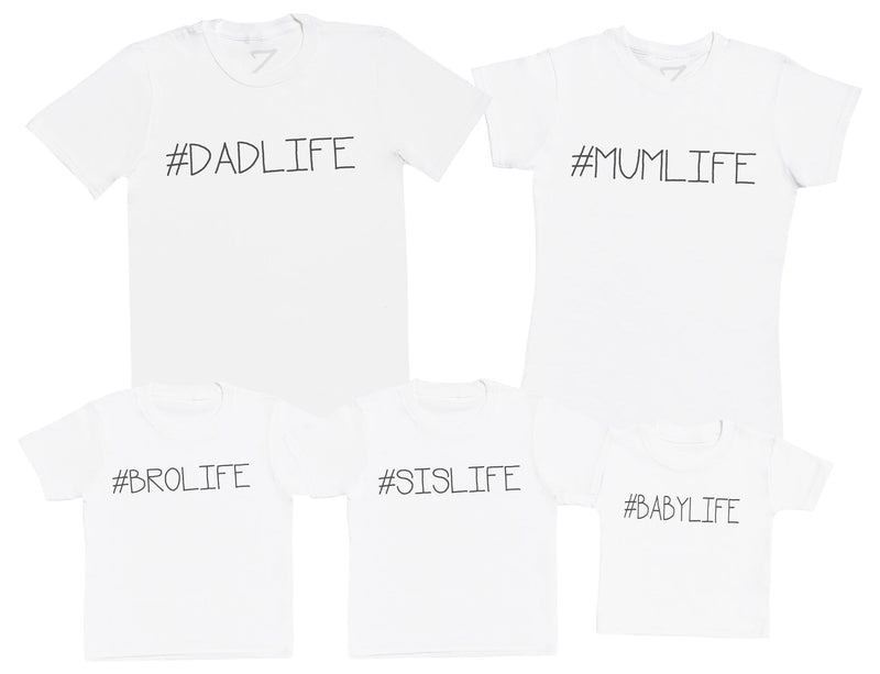 #Family Life - Whole Family Matching - Family Matching Tops - (Sold Separately)