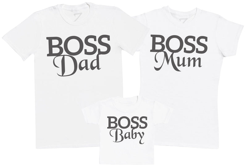 Boss Family - Matching Set - Baby / Kids T-Shirt, Mum & Dad T-Shirt (4253939073073)