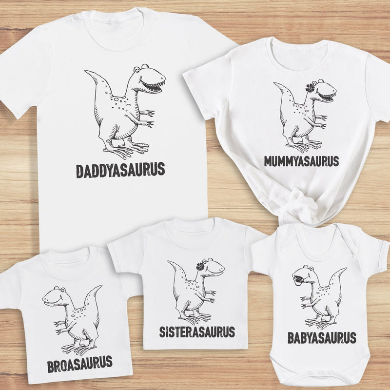 Dino-asaurus Set - Whole Family Matching - Family Matching Tops - (Sold Separately)