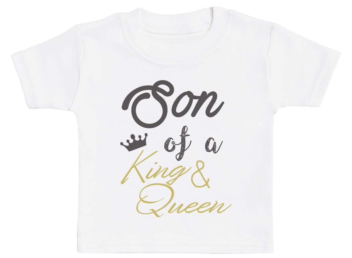 Son Of A King & Queen, Parent To A Prince - Matching Set - Baby / Kids T-Shirt, Mum & Dad T-Shirt (4252508422193)
