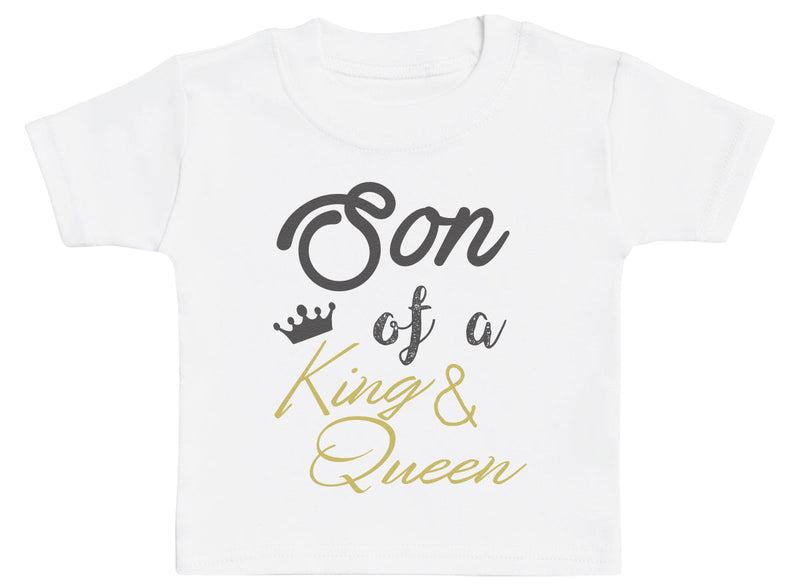 Son Of A King & Queen, Parent To A Prince - Matching Set - Baby / Kids T-Shirt, Mum & Dad T-Shirt (4252508422193)