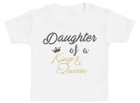 Parents To A Princess, Princess To A King & Queen - Matching Set - Baby / Kids T-Shirt, Mum & Dad T-Shirt (4252504260657)