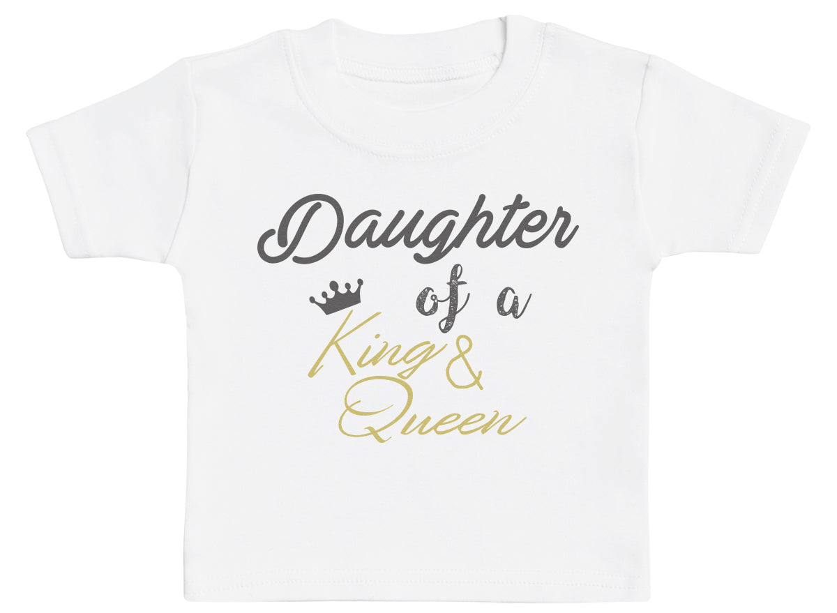 Parents To A Princess, Princess To A King & Queen - Matching Set - Baby / Kids T-Shirt, Mum & Dad T-Shirt (4252504260657)