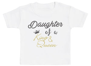 Parents To A Princess, Princess To A King & Queen - Matching Set - Baby / Kids T-Shirt, Mum & Dad T-Shirt (4252504260657)
