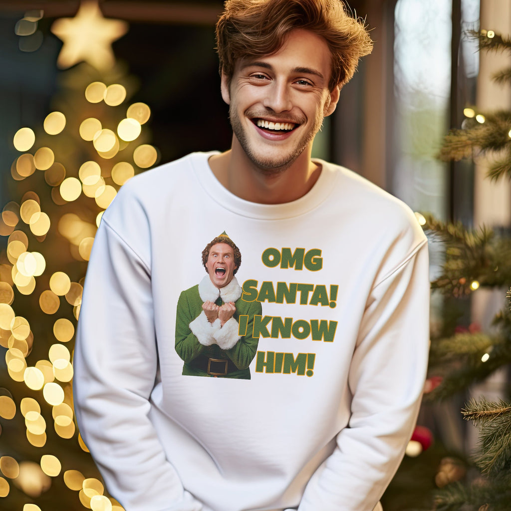 Santa I Know Him - Christmas Jumper Sweatshirt - All Sizes