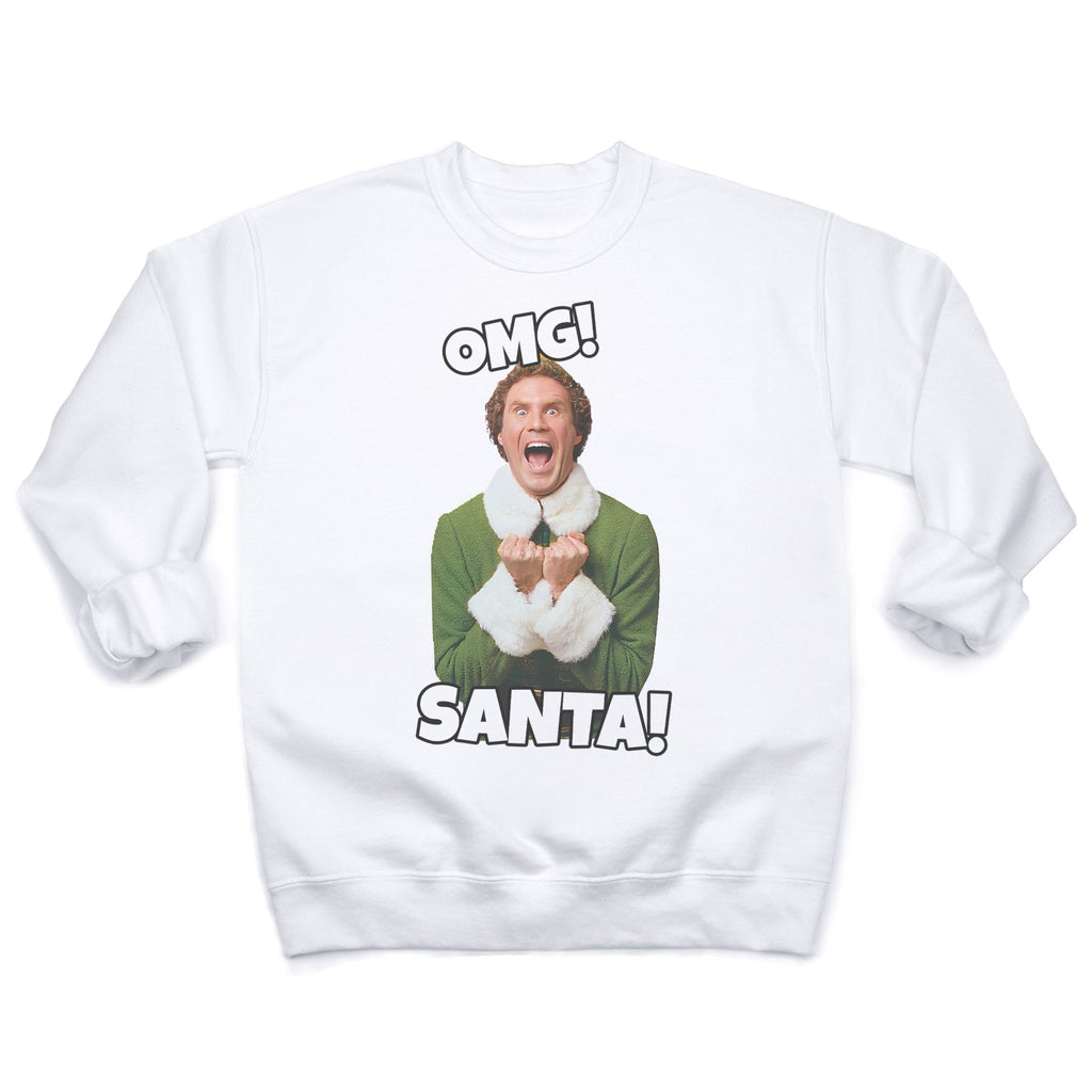 OMG SANTA! - Christmas Jumper Sweatshirt - All Sizes