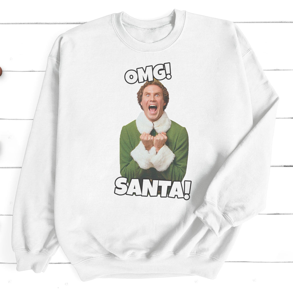 OMG SANTA! - Christmas Jumper Sweatshirt - All Sizes