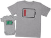 Low And Full Battery - Mens T Shirt & Baby Bodysuit (541984292894)