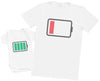 Low And Full Battery - Mens T Shirt & Baby Bodysuit (541984292894)