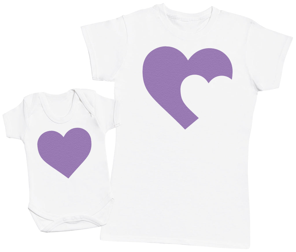 Purple Heart - Baby T-Shirt & Mother's T-Shirt (542078697502)