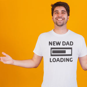 New Dad Loading - Mens T-Shirt - Dads T-Shirt