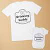 Drinking Buddys - Matching Set - Baby Bodysuit & Dad T-Shirt - (Sold Separately)