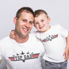 Top Son & Top Dad - Baby Gift Set with Baby / Kids T-Shirt & Father's T-Shirt - (Sold Separately)