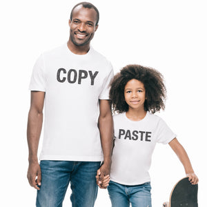 COPY & PASTE - Matching Set - Baby / Kids T-Shirt & Dad T-Shirt - (Sold Separately)
