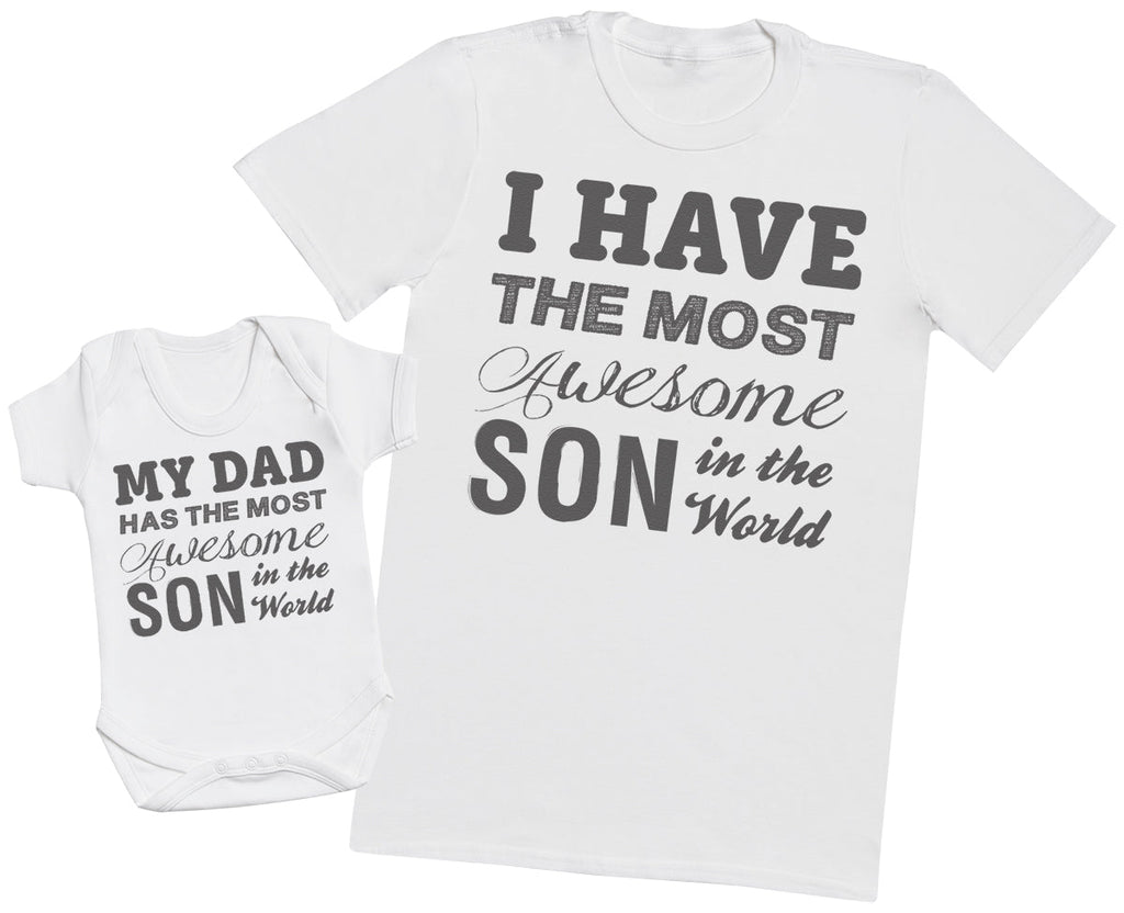 Most Awesome Son - Mens T Shirt & Baby Bodysuit (255828426782)