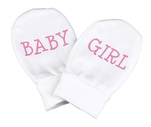 Baby Girl 100% Cotton Scratch Mittens - The Gift Project