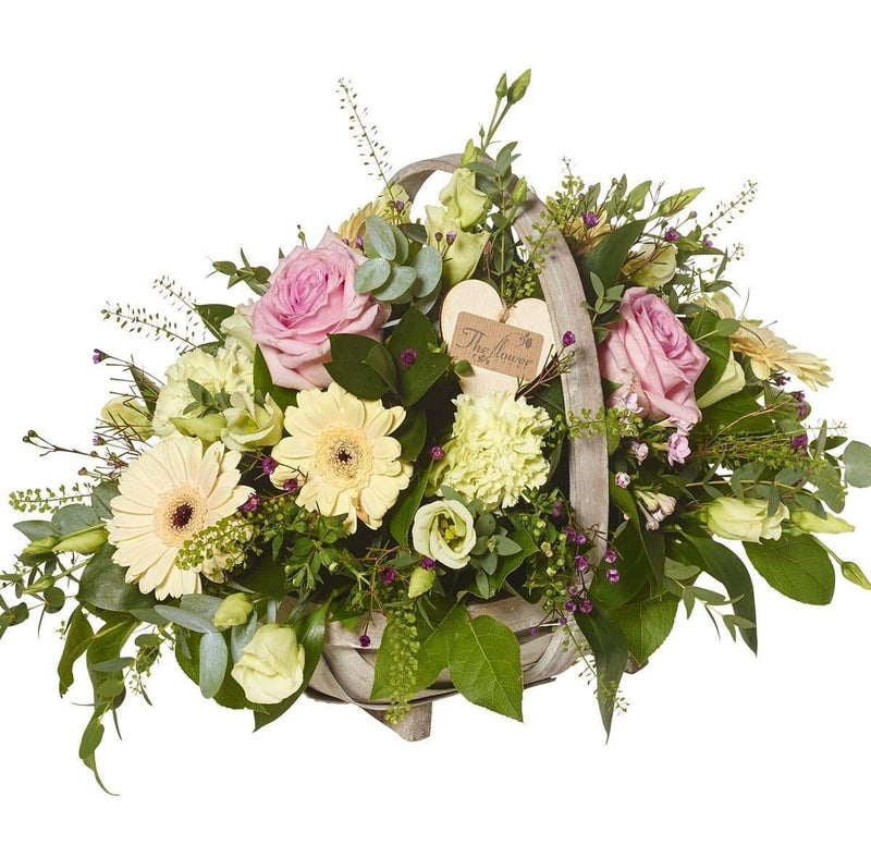 Beautiful Meadow Basket Arrangement - Flowers Gift - The Gift Project