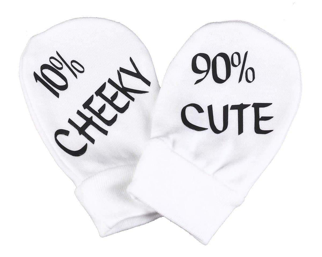 Cute & Cheeky 100% Cotton Baby Mittens Baby Gloves - The Gift Project
