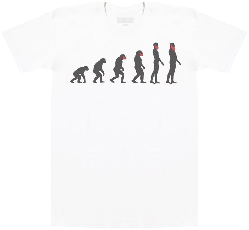 Evolution Of The Beard - Mens T-Shirt - The Gift Project