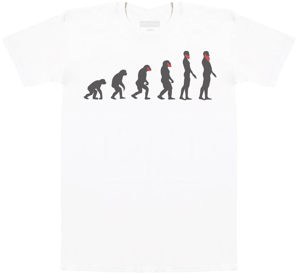 Evolution Of The Beard - Mens T-Shirt - The Gift Project