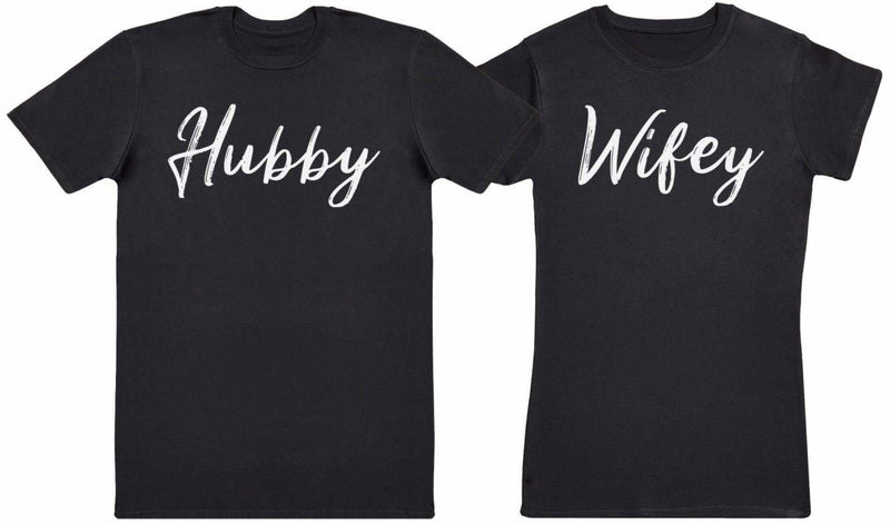 Hubby & Wifey - Couple T-Shirt Gift Set - The Gift Project