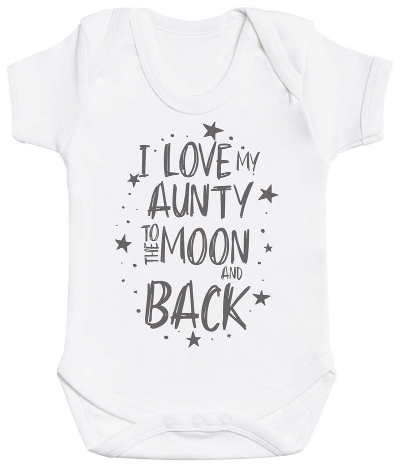 I Love My Aunty To The Moon And Back - Baby Bodysuit