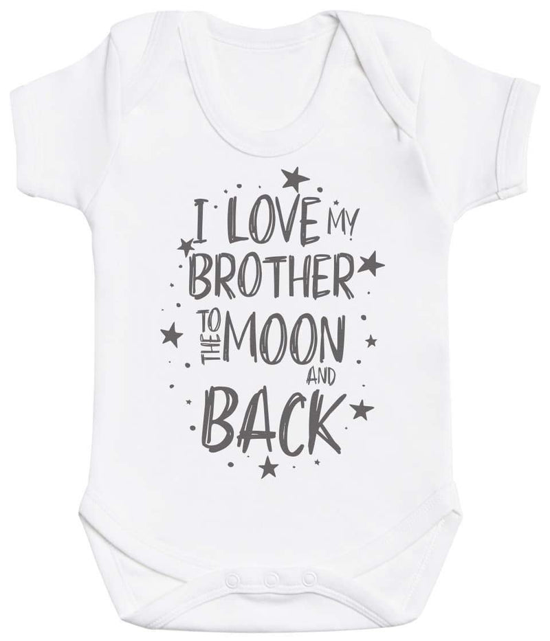 I Love My Brother To The Moon And Back - Baby Bodysuit