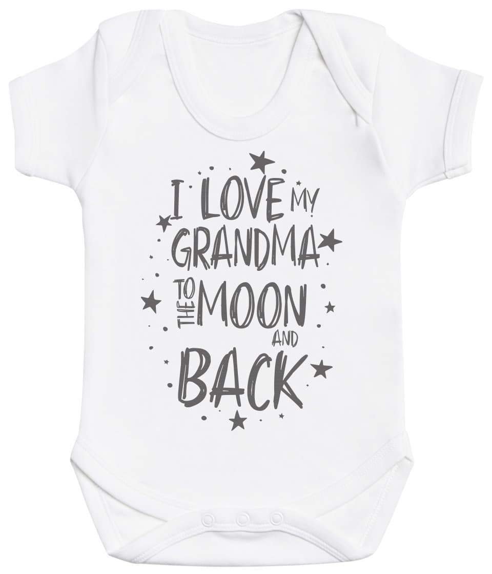 I Love My Grandma To The Moon And Back Baby Bodysuit - The Gift Project