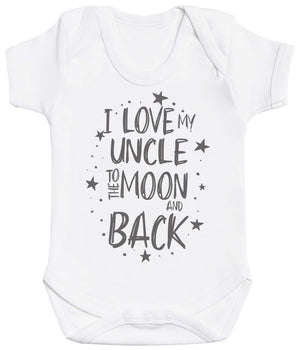 I Love My Uncle To The Moon And Back Baby Bodysuit - The Gift Project