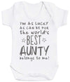 I'm As Lucky As Can Be Best Aunty belongs to me! Baby Bodysuit - The Gift Project