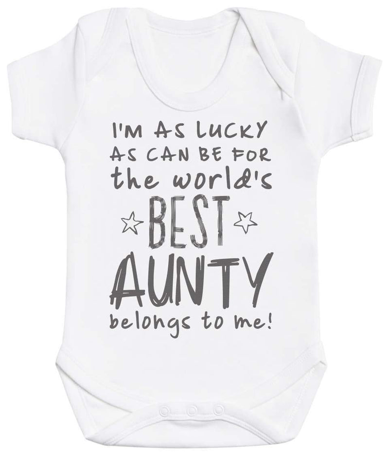 I'm As Lucky As Can Be Best Aunty belongs to me! - Baby Bodysuit