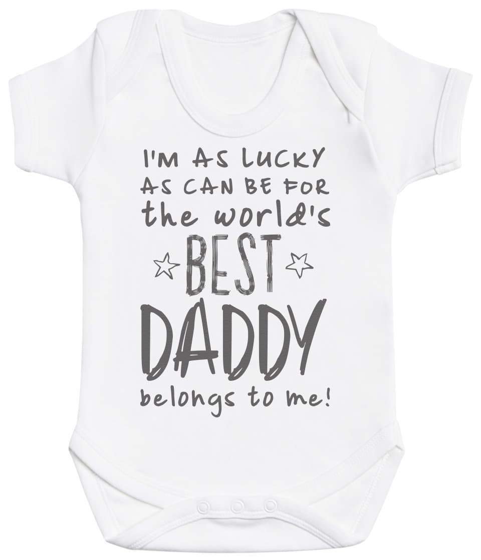 I'm As Lucky As Can Be Best Daddy belongs to me! Baby Bodysuit - The Gift Project