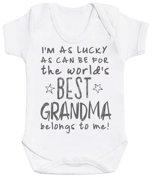 I'm As Lucky As Can Be Best Grandma belongs to me! Baby Bodysuit - The Gift Project