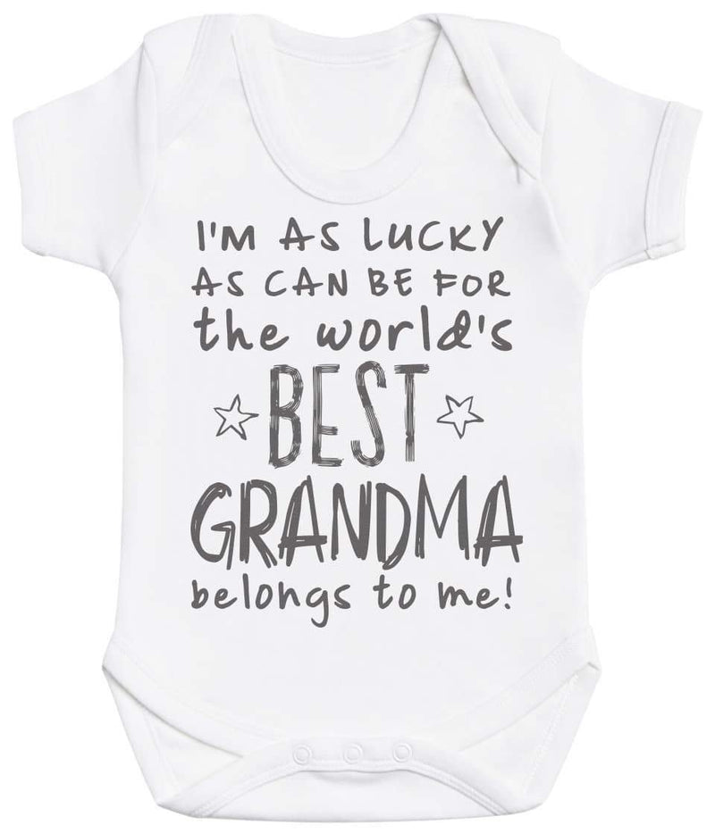 I'm As Lucky As Can Be Best Grandma belongs to me! Baby Bodysuit - The Gift Project