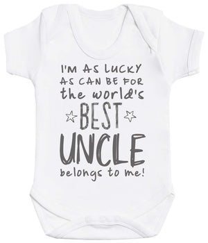 I'm As Lucky As Can Be Best Uncle belongs to me! Baby Bodysuit - The Gift Project