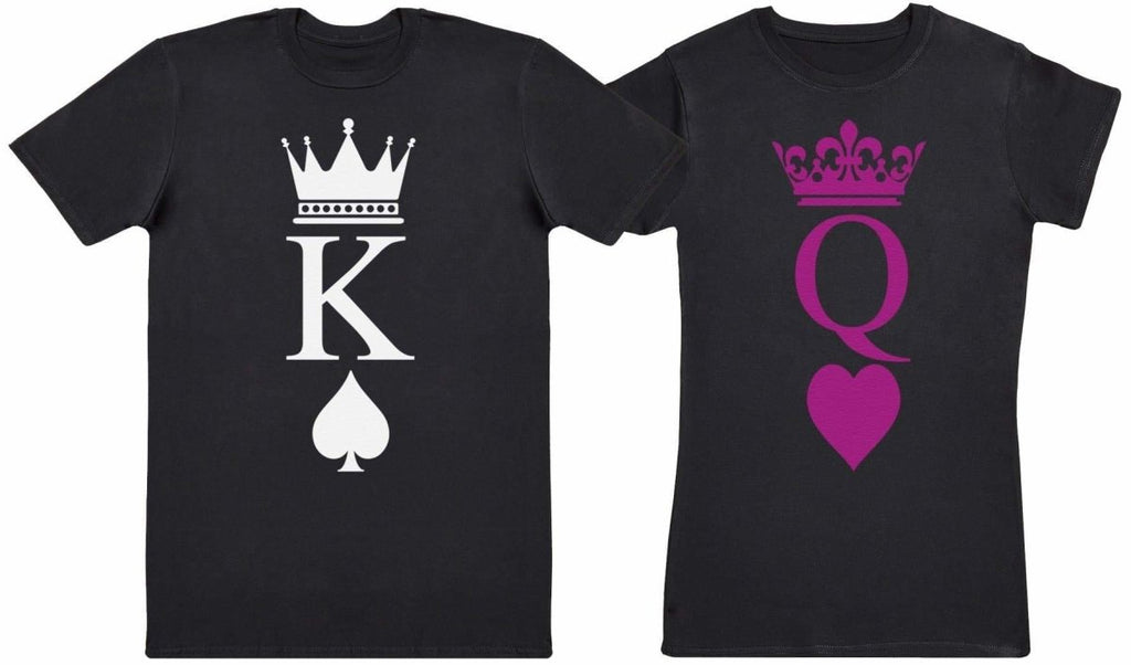 King & Queen Decks - Couple T-Shirt Gift Set - The Gift Project