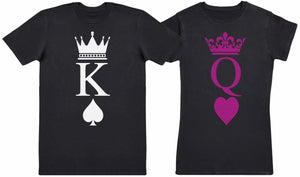 King & Queen Decks - Couple T-Shirt Gift Set - The Gift Project