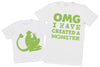 OMG I've Created a Green Monster! - Mens T-Shirt & Kids T-Shirt (255845171230)