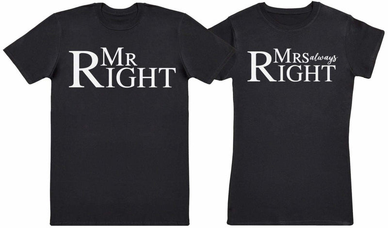 Mr Right & Mrs Always Right - Couple Gift Set - (Sold Separately)