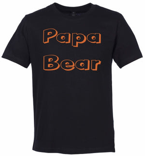 Papa Bear Organic Mens T Shirt - Father's Day Gift - The Gift Project